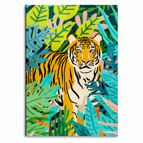 Only 3890 Tigers Left - personalised A4, A5, A6 notebook by Uma Prabhakar Gokhale