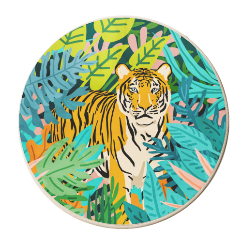 Only 3890 Tigers Left - personalised beer coaster by Uma Prabhakar Gokhale