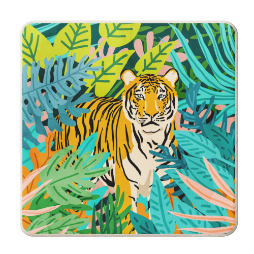 Only 3890 Tigers Left - personalised beer coaster by Uma Prabhakar Gokhale