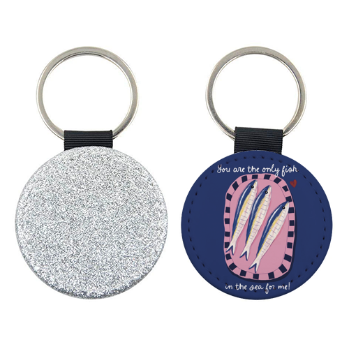 Only fish in the sea for me - keyring by Giddy Kipper