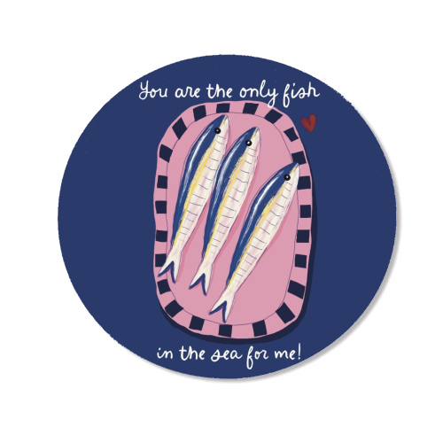 Only fish in the sea for me - Magnet by Giddy Kipper