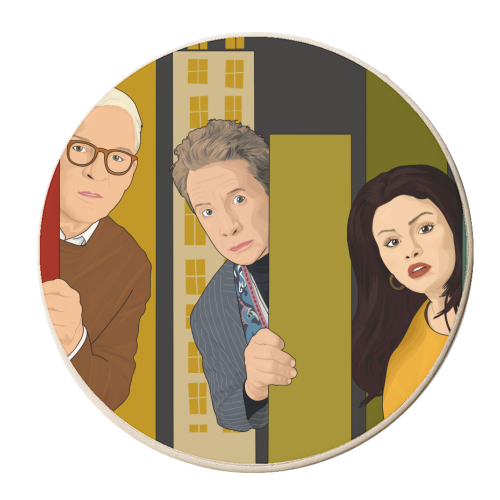 Only Murders in the Building - personalised beer coaster by Pink and Pip