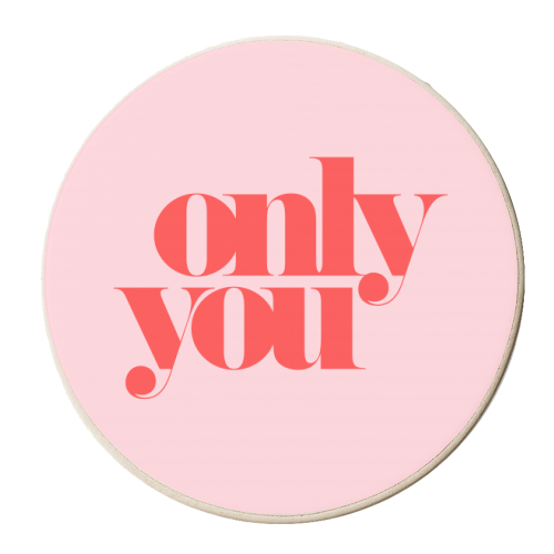 Only You - personalised beer coaster by The 13 Prints