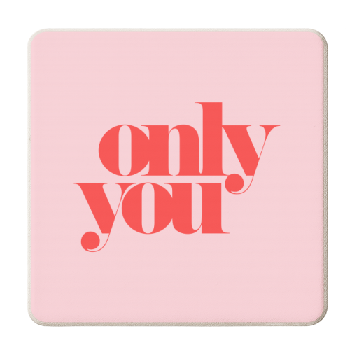 Only You - personalised beer coaster by The 13 Prints