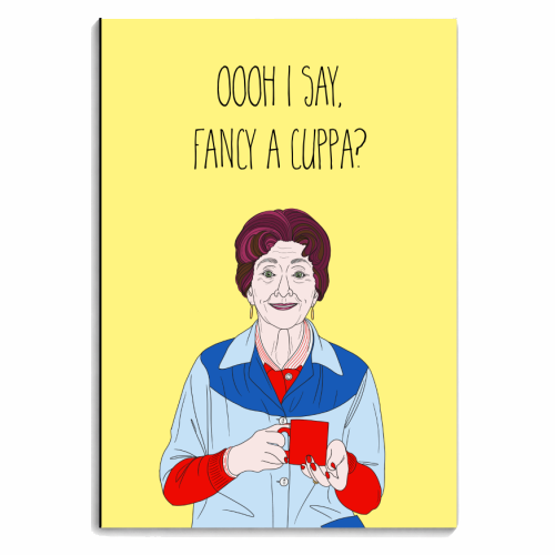 Ooh I Say, Fancy A Cuppa? - personalised A4, A5, A6 notebook by Adam Regester