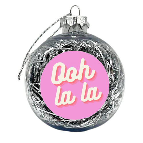 ooh la la - xmas bauble by Proper Job Studio