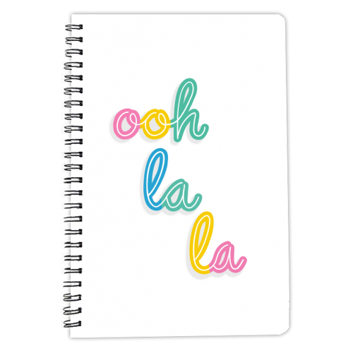 Ooh la la - personalised A4, A5, A6 notebook by Hollie Mills