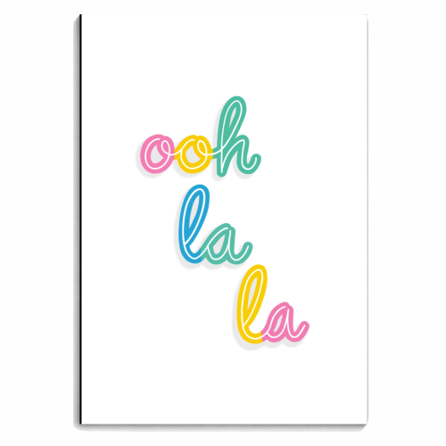 Ooh la la - personalised A4, A5, A6 notebook by Hollie Mills