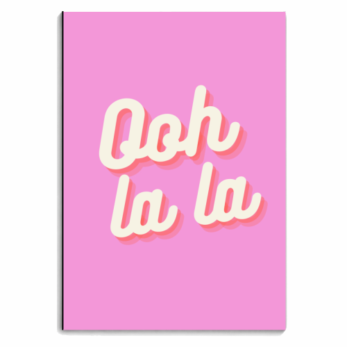 ooh la la - personalised A4, A5, A6 notebook by Proper Job Studio