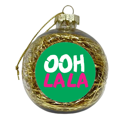 ooh lala - xmas bauble by The Boy and the Bear