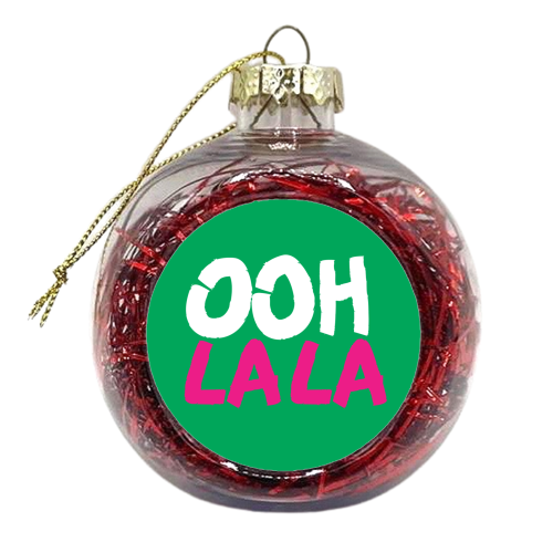 ooh lala - xmas bauble by The Boy and the Bear