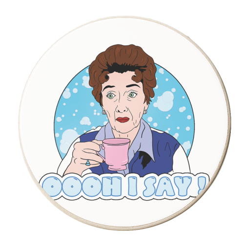 Oooh I say! Dot Cotton! - personalised beer coaster by Bite Your Granny