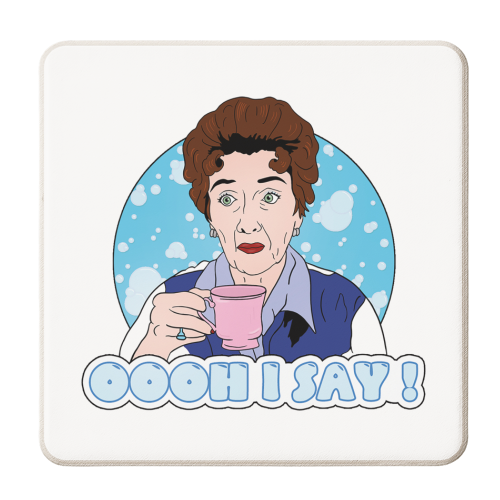 Oooh I say! Dot Cotton! - personalised beer coaster by Bite Your Granny