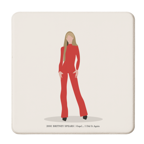 Oops I did it Again - personalised beer coaster by Move Studio