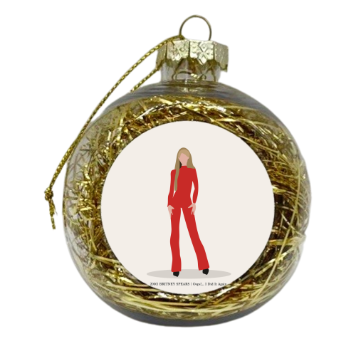 Oops I did it Again - xmas bauble by Move Studio