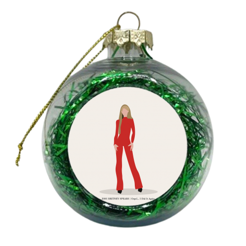 Oops I did it Again - xmas bauble by Move Studio