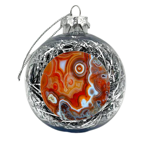 orange geode - xmas bauble by Anastasios Konstantinidis