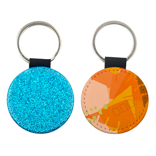 ORANGE TROPICAL - keyring by Victoria Jowett