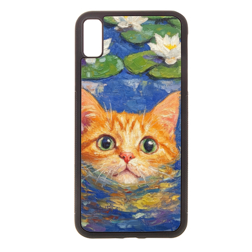 Orange Water Lilly - stylish phone case by DejaReve
