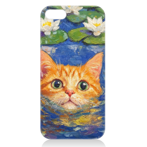 Orange Water Lilly - unique phone case by DejaReve