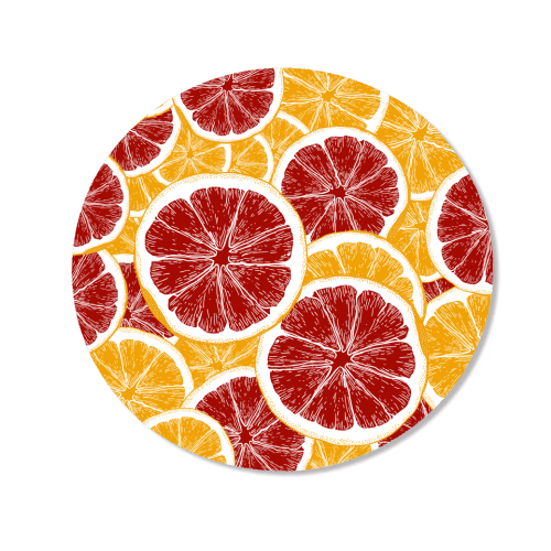 Oranges and Blood Oranges Vintage Red Orange Citrus - Magnet by Art Heart Home and Fashion