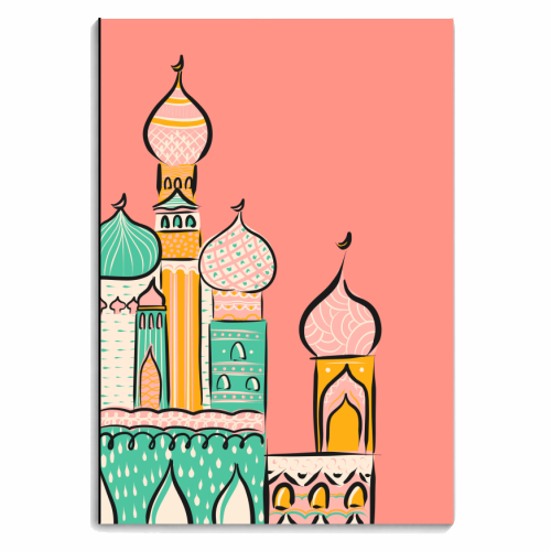 Original Mosque Print - personalised A4, A5, A6 notebook by Lisa Wardle