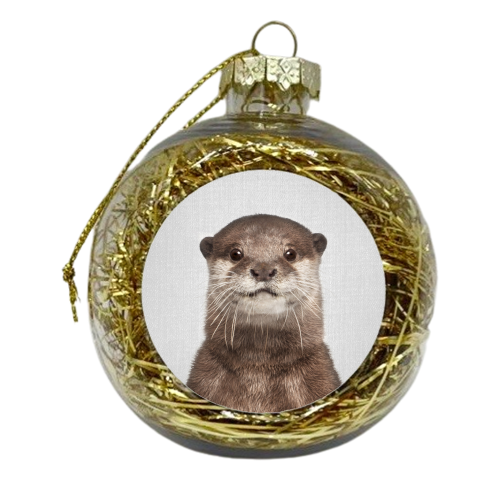 Otter - xmas bauble by Gal Design