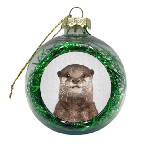Otter - xmas bauble by Gal Design
