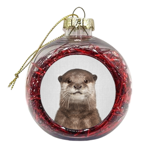 Otter - xmas bauble by Gal Design