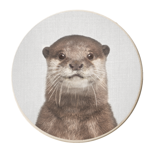 Otter - personalised beer coaster by Gal Design