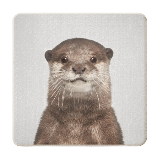 Otter - personalised beer coaster by Gal Design