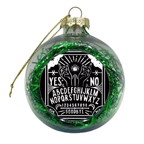 Ouija Boards - xmas bauble by Alice Palazon