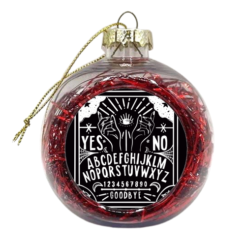 Ouija Boards - xmas bauble by Alice Palazon