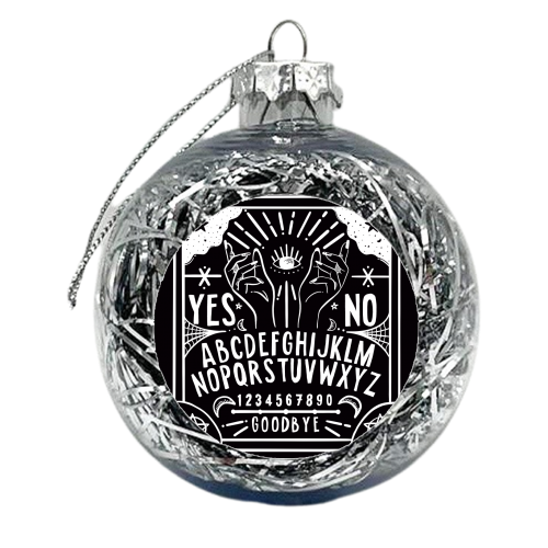 Ouija Boards - xmas bauble by Alice Palazon