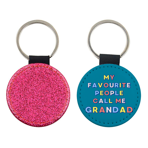 Our Amazing Grandad - My Favourite People Call Me Grandad - keyring by Nida Designs