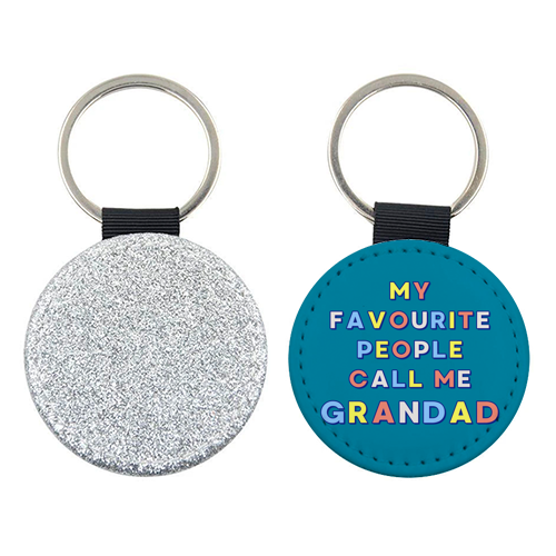 Our Amazing Grandad - My Favourite People Call Me Grandad - keyring by Nida Designs