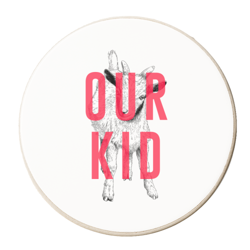 Our Kid - personalised beer coaster by The 13 Prints