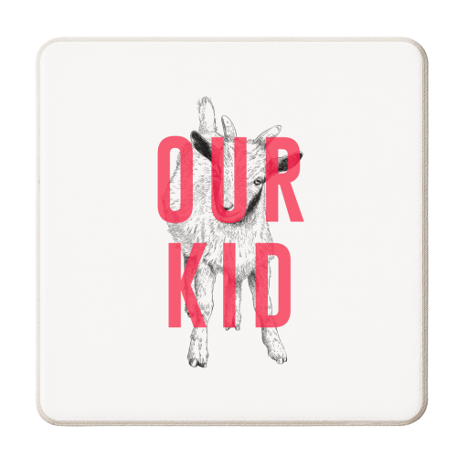 Our Kid - personalised beer coaster by The 13 Prints