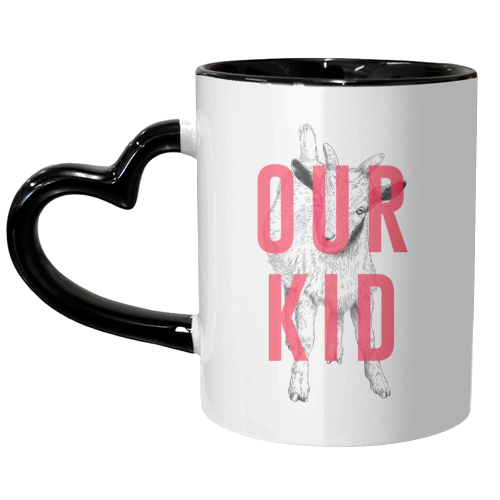 Our Kid - unique mug by The 13 Prints