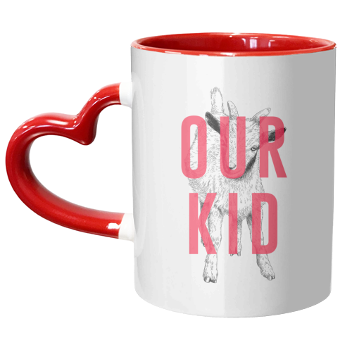 Our Kid - unique mug by The 13 Prints