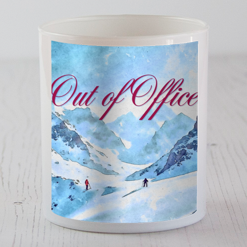 OUT OF OFFICE - SKIING - scented candle by AP