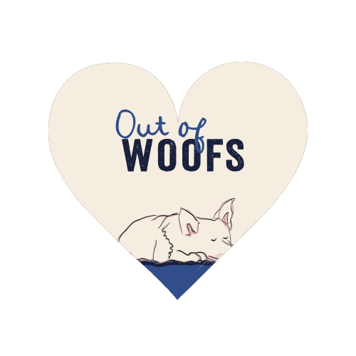 Out of Woofs cute dog print - Magnet by Giddy Kipper
