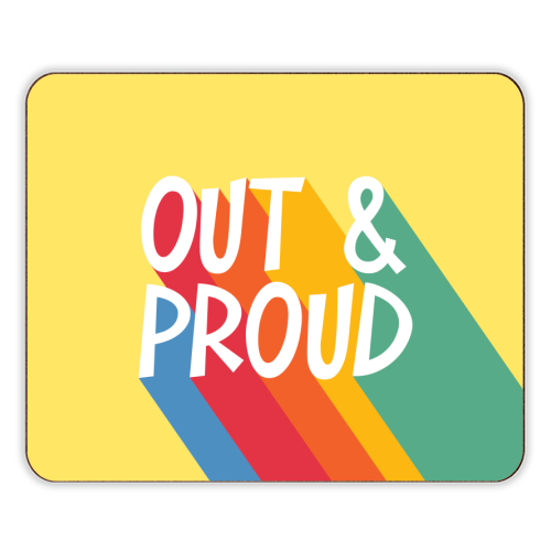 Out & Proud - designer placemat by Bev O'Connor