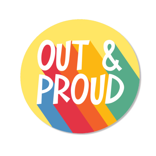 Out & Proud - Magnet by Bev O'Connor