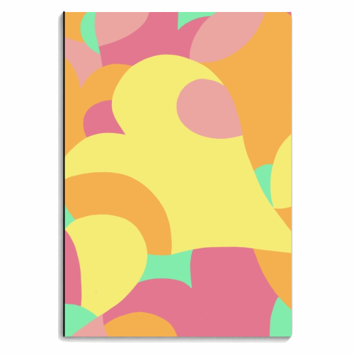 Overlapping hearts - personalised A4, A5, A6 notebook by Helen Dowley