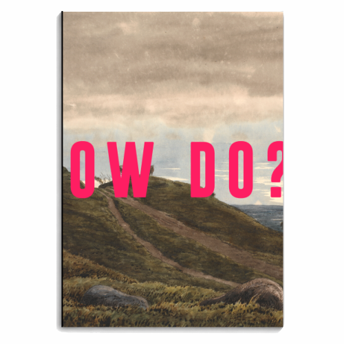 'Ow Do? - personalised A4, A5, A6 notebook by The 13 Prints