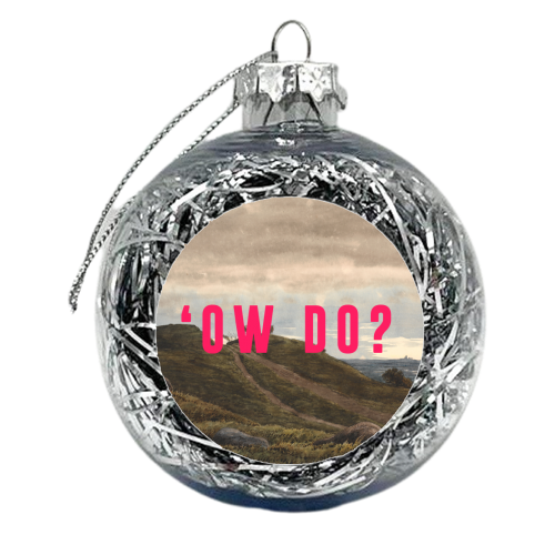 'Ow Do? - xmas bauble by The 13 Prints