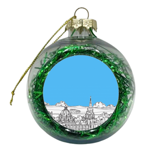 Oxford Rooftops - xmas bauble by Adam Regester
