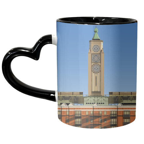 Oxo Tower - unique mug by Richard O'Neill
