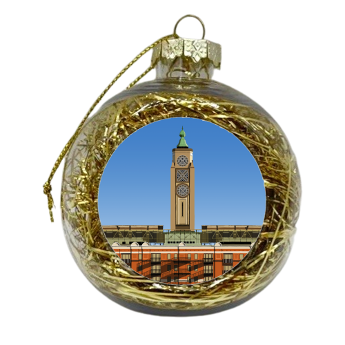 Oxo Tower - xmas bauble by Richard O'Neill